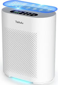 Air Purifiers for Home Large Room up to 2200ft², PM2.5 Air Quality Sensor Smart Mode, 20dB Sleep Mode & Night Light, H14 HEPA Filter Air Purifiers for Bedroom, Pets, Dust, Pollen, Tailulu HQKJ-180