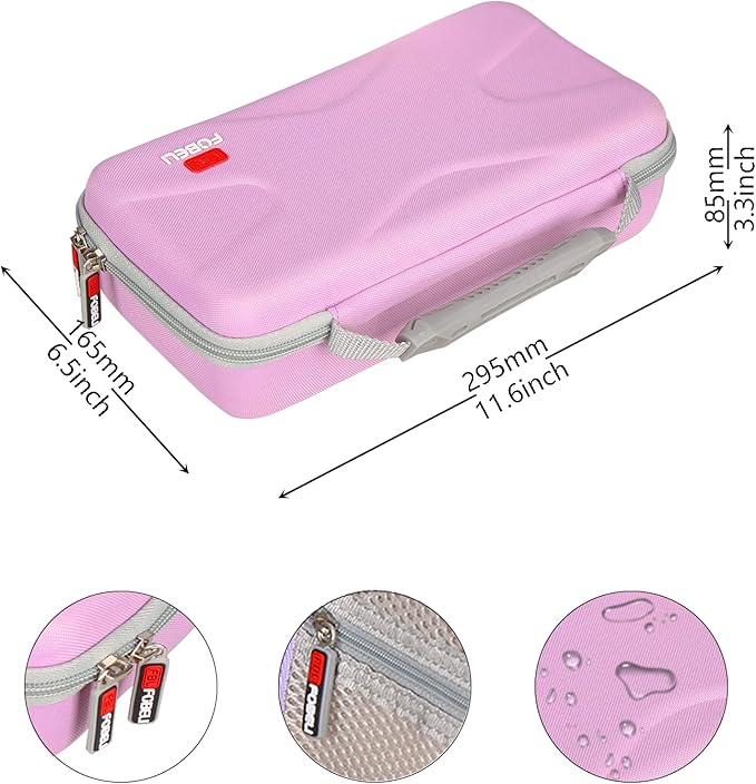 FBLFOBELI Hard Storage Case Compatible with NuDerma/for Houzzi/for Signstek/for APREUTY/for FAZJEUNE/for NewWay Professional Clinical Portable Handheld High Frequency Skin Wand Machine (Case Only)