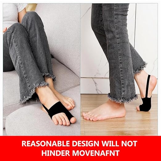 2PCS Bunion Corrector for Women & Men,Big Toe Separators-Bunion Splint-Bunion Pads-Hammer Toes Straightener-Toes Spacers Pain Relief, Comfortable & Breathable for Day/Night