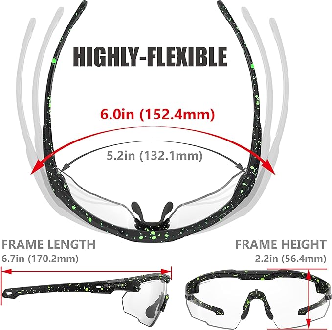 HTS HUNTERSKY Ballistic Tactical Shooting Glasses ANSI Z87+ UV400 Protective Eyewear