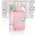 Hennaja Pill Organizer,Pill Pouches Clear Plastic Pill Bags Self Sealing Travel Medicine Organizer Storage (1-Splash Ink6, 1 Pack)