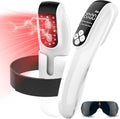 Infrared & Red Light Therapy Device, Portable Cold Red Light Therapy Wand for Body Joints & Muscles Wellness Support, Home Use for Human/Pet (4x808nm +12X650nm)