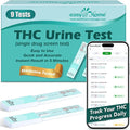 Easy@Home THC Drug Test Kit [9 Pack] - Marijuana Urine Drug Tests, Weed Detox 50ng/ml Cutoff Level Testing Kits for Home Use, Single Panel Marijuana/THC Screening #EDTH-114