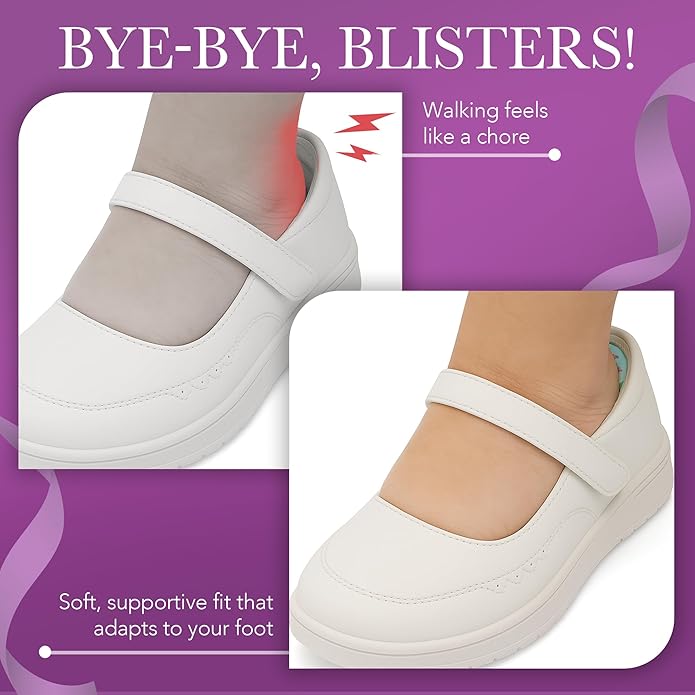 Ballotte Premium Silicone Heel Protectors for Shoes, Gel Heel Cups & Cushion Inserts for Women & Men, Cushioned Sole Cups for Plantar Fasciitis for Cracked Footbed Relief & Blister Prevention