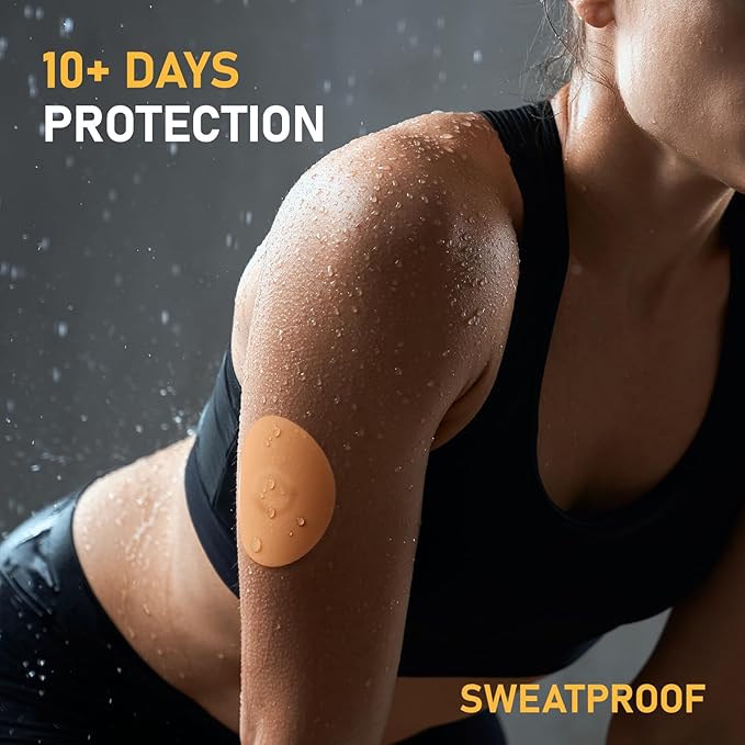 Dexcom G7 Over Patches Waterproof, 30PCS Cgm Sensor Patch Stelo Adhesive Patches G7 Overpatch Full Cover Without Hole, 10+ Days Long Stay, Sensor is Not Included (Rainbow)
