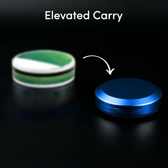 Aluminum Zyn Can – Slim Metal Zyn Container for Pouches & Snus | Core Series | Glacier Blue
