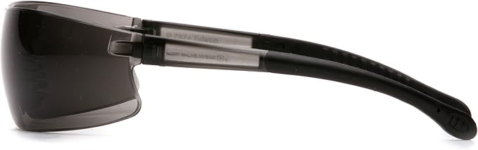 Pyramex Provoq Safety Eyewear Blue Mirror Lens Black Temples