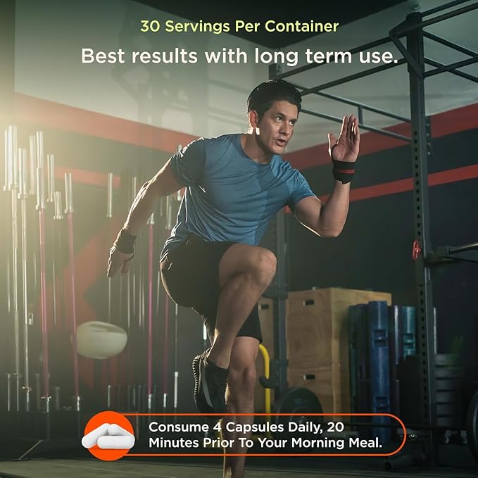 The Genius Brand Test Black Label - Testosterone Supplement for Men - Muscle Support, Energy & Performance Support - with D-Aspartic Acid, Magnesium, Korean Red Ginseng & Vitamins - 120 Capsules