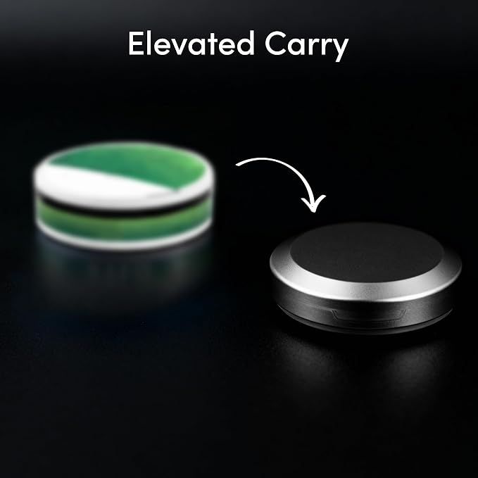 Aluminum Pouch Can – Slim, Lightweight Metal Container for Everyday Carry | Core Series | Obsidian Black