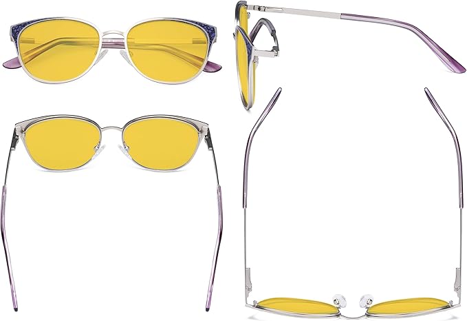 Eyekepper Oversize Butterfly Design Blue Light Glasses - Computer Screen Eyegalsses Women