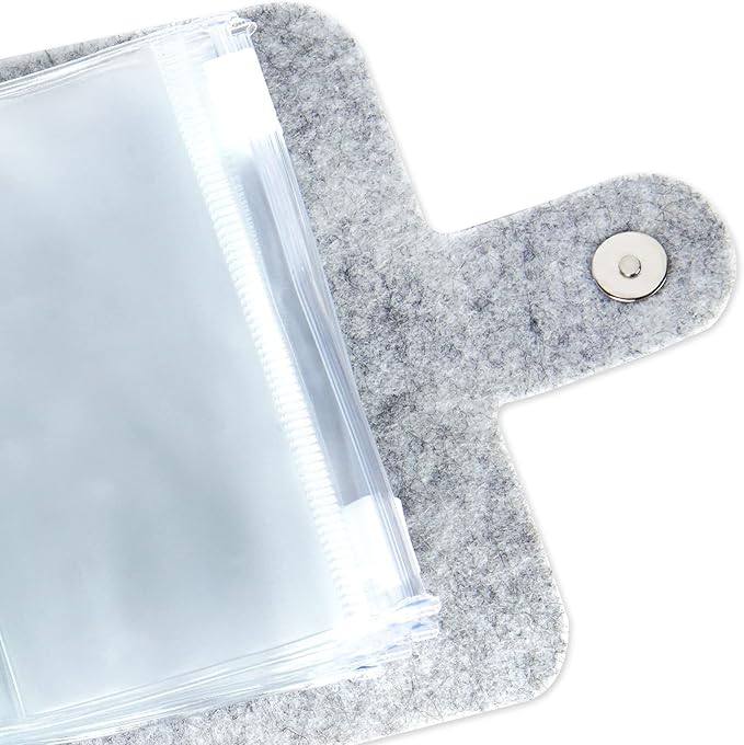 Hennaja Pill Organizer,Pill Pouches Clear Plastic Pill Bags Self Sealing Travel Medicine Organizer Storage (2-Fractal Flower, 2 Pack)