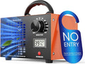 Ozone Generator - 120,000 mg/h Ozone Generator for Large Spaces up to 5000 Sq.Ft, Air Purifier with Temp & Humidity Display, 120-Min Timer, Ozone Machine for Cars, Homes, Hotels, Kitchens & Pet Areas