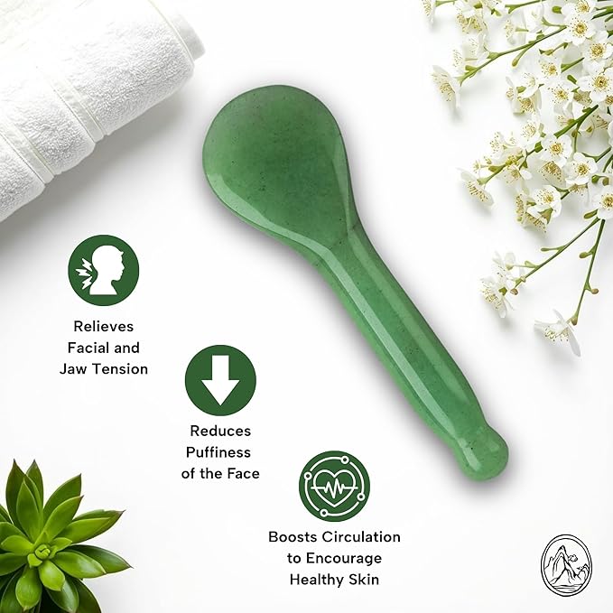 Mount Lai - The Gua Sha Facial Lifting Tool (Jade Gua Sha Spoon)