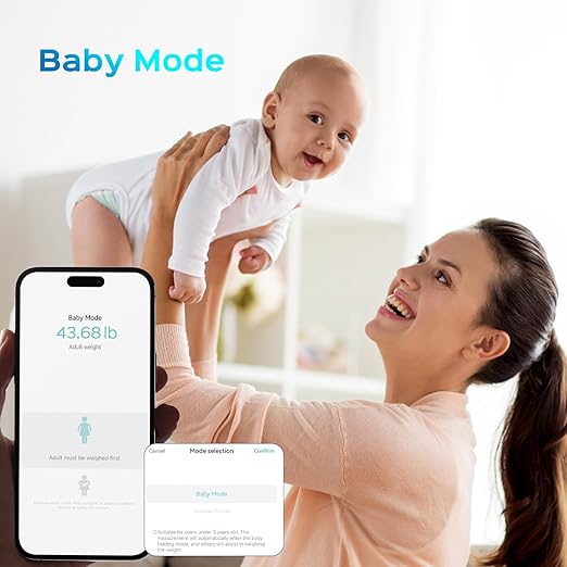Lepulse Smart Body Fat Scale with Heart Rate, 4.68" Large Display BMI Scale, 20 Body Composition Metrics: Muscle Mass, Body Fat Percentage, Bluetooth Digital Bathroom Scale with App for Home Fitness