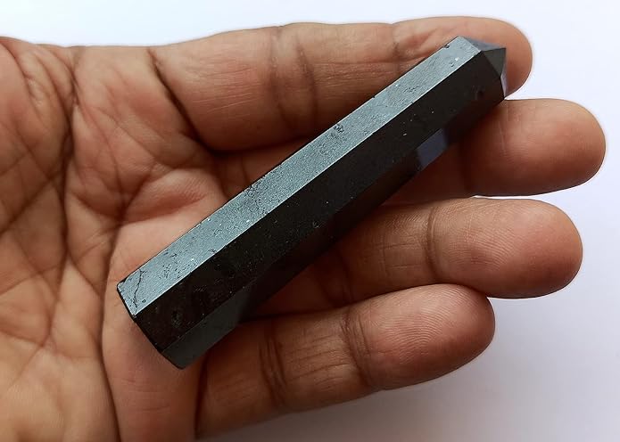 WholesaleGemShop 3 Inch Gemstones Obelisk Tower Jumbo Facet Aura Rock Crystal Natural Polished Earth Wand Spirit