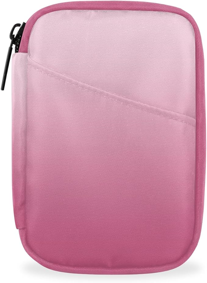 Weekly Travel Pill Organizer Case for Purse with Removable 7 Day Box Portable Compact Size Pill Box Fashionable Pill Container for Medicine Vitamin Supplement Pink White