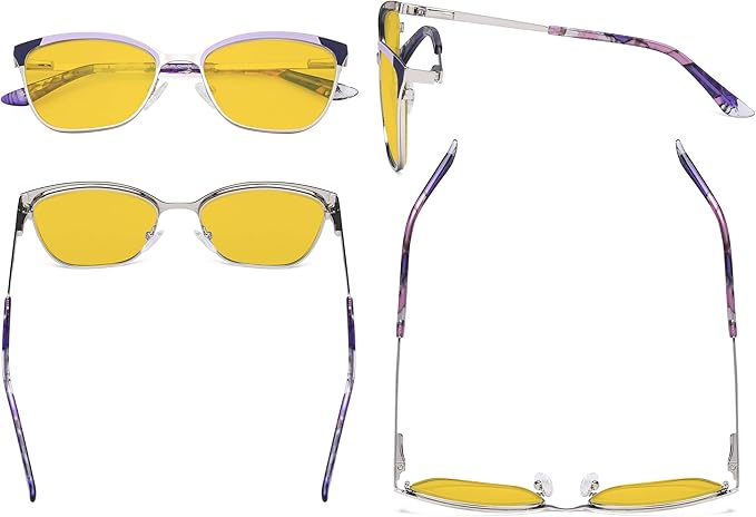Eyekepper Ladies Butterfly Design Blue Light Glasses - Computer Screen Eyegalsses Women
