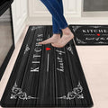 Sofort Kitchen Mat for Floor Anti Fatigue Cushioned Kitchen Mats 2 Pieces Non Slip Waterproof Rugs, Rustic Wooden Comfort Standing Mats for Office, Sink, Laundry