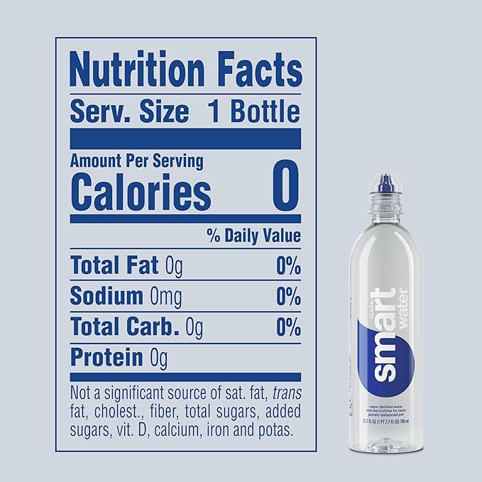 smartwater sport cap, 700mL, 6 Pack