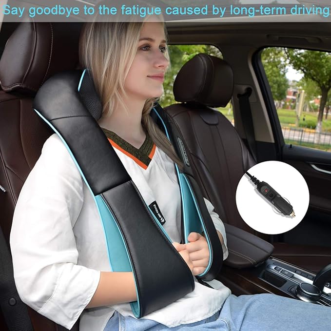 Mo Cuishle Shiatsu Neck Massager for Pain Relief – Deep Kneading Back Shoulder Massage with Heat – Ideal for Valentine’s Day, Christmas, Mother's Day, Father's Day, Gifts for Men Women Mom Dad Her Him