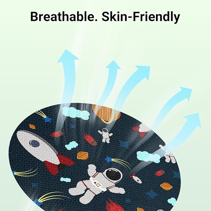 Freestyle Libre 2 & Lingo Colorful Adhesive Patches, 2pcs Protective Hardshell Cover + 10pcs Surprise Pattern Sensor Patches,Multiple Protection for CGM Glucose Monitor