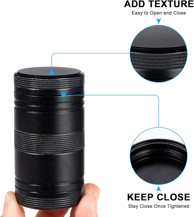 Metal Pill Box 2 Times a Day - Portable Waterproof Small Pill Case (AM PM), Travel Daily Pill Container, Compact Pill Holder Medicine Organizer for Pills/Vitamin/Fish Oil/Supplements, Black
