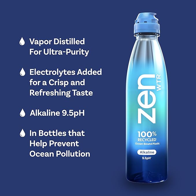 Zenwtr Alkaline Lifestyle Water, 23.7 FZ