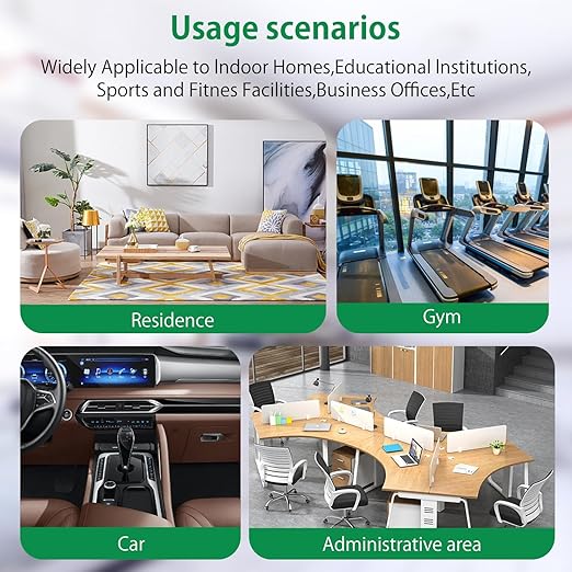 Air Quality Monitor, Professional Air Quality Detector with CO2 Monitor/HCHO/TVOC/Temperature/Humidity for Home, Hotel, Office, Car
