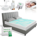 Earthbound Grounding Sheets Queen Size - Improve Sleep and Relax with Our 90% Organic Cotton, 10% Pure Silver Grounded Sheet | Reduce Inflammation w/Well Deep Pocket Grounding Well Bed Sheet - White