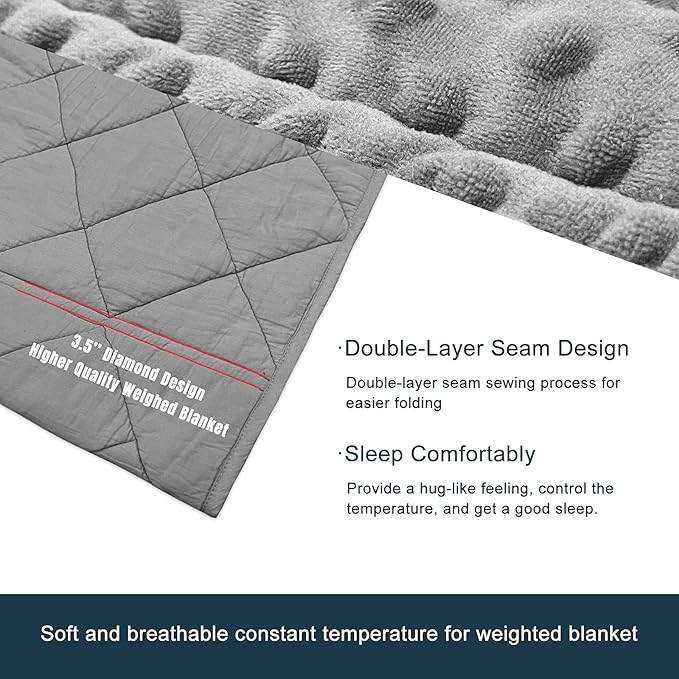 MAXTID Weighted Blanket for Kids 10 lbs 41x60 Double Heavy Blanket Gift for Children