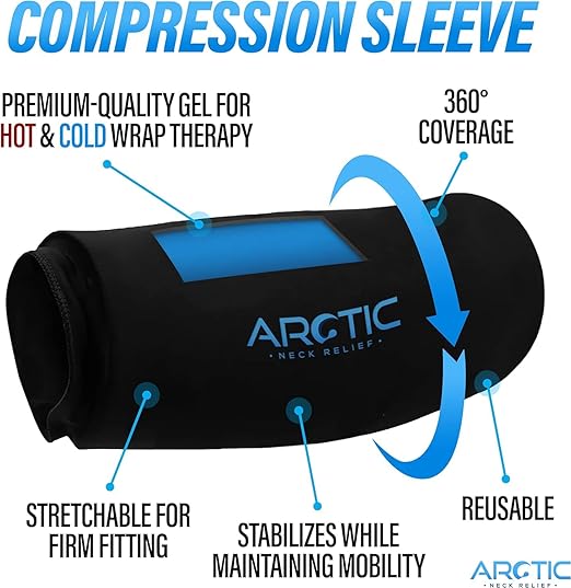 Value 2 Pack | Elbow Ice Pack Wrap & Knee Ice Pack Wrap - Reusable Gel Ice Sleeves, Leg Ice Compress, Arm Ice Sleeve, Elbow Ice Compression Wrap - Cold and Heat Therapy for Injuries