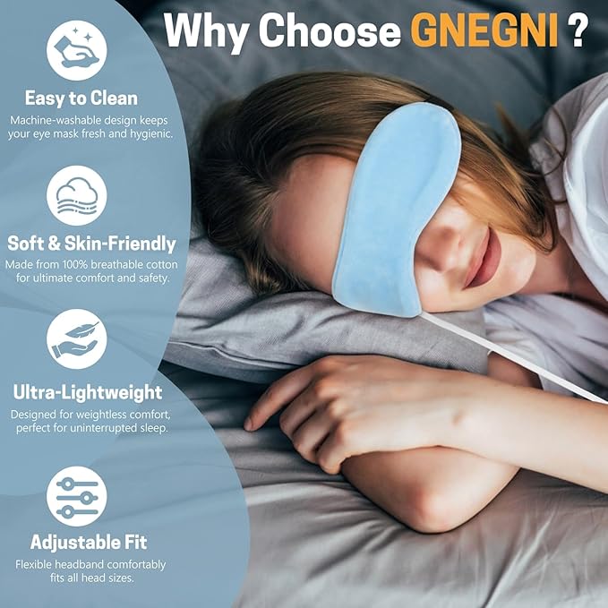 Heated Eye Mask, Graphene USB Warm Compress for Dry Eyes, Blepharitis, Stye and MGD Relief, 3 Temperature Levels with Washable Cover, Adjustable Strap