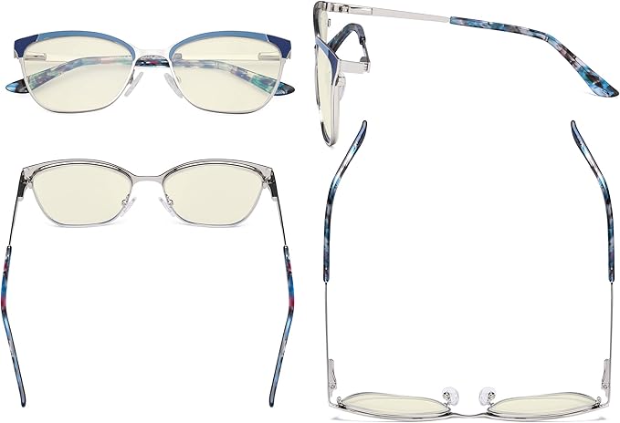 Eyekepper Ladies Butterfly Design Blue Light Glasses - Computer Screen Eyegalsses Women