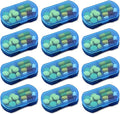 12PCS Pill Case Organizer Pocket Small Pill Holder, Daily AM & PM containers, Medicine Holder, Ideal for Medication, Vitamin, Supplement, Perfect for Travel, Ideal for Purse