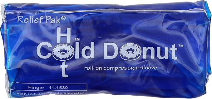Relief Pak - 11-1530 Donut Cold and Hot Compression Sleeve, Finger