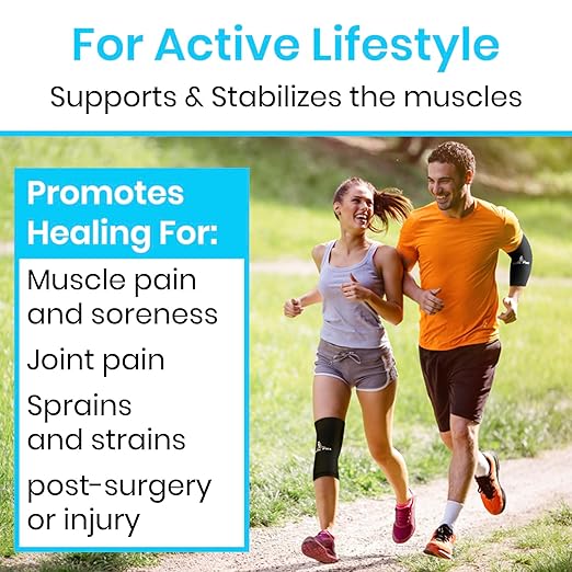 Arctic Flex Ice Sleeve for Knee, Elbow, Arm - Hot & Cold Freeze Pack Wrap for Tennis Pain Relief, Tendonitis - Gel Compression Brace for Injuries - Therapy Compress - Reusable, 360 Coverage