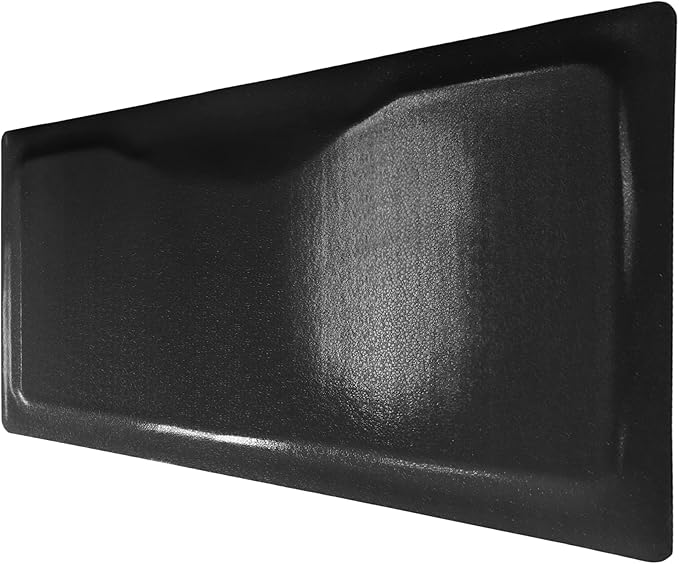 Rhino Mats, Rhino Hide Salon Mat, Non-Slip Standing Cushioned Comfort Anti-Fatigue Mat for Salon, Barbershop, or Spa (Black Rectangle, 3' x 5' x 7/8")