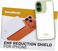 WAVEBLOCK EMF Blocker for Cell Phone - Made for iPhone 17 - The Only Patented, Real Scientifically Backed, Lab-Tested 5G-Shield Sticker to Protect You & Your Loved Ones - USA Made White