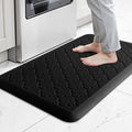 4/5 Inch Thick Anti-Fatigue Kitchen Mat Water Resistant Non-Slip Kitchen Floor Mat Ergonomic Comfort Standing Mat for Home Kitchen Office Laundry 17.3"x 28" Black