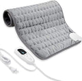 24"X20" Electric Heating pad with 6 Heat Settings, Auto Shut Off, Silver Gray Dry Electric Heating for Back Neck Knee Arms Legs Shoulder Heat Pads for Christmas Birthday Father's Day Mother's Day