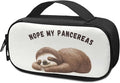 Rnyleeg Cute Sloth Insulin Bag for Women Men Portable Diabetic Supplies Storage Bags with Handle Small Size Diabetic Bags for Supplies Medicine Cooler Bag