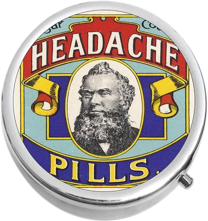 Apothecary Headache Pills Apothecary Vintage Medicine Pill Box