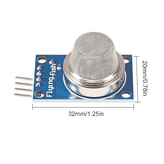 5pcs MQ5 MQ-5 Methane Natural Gas Sensor Shield Liquefied Electronic Detector Module for Arduino Raspberry Pi ESP8266 MQ5 5V DC (MQ-5)
