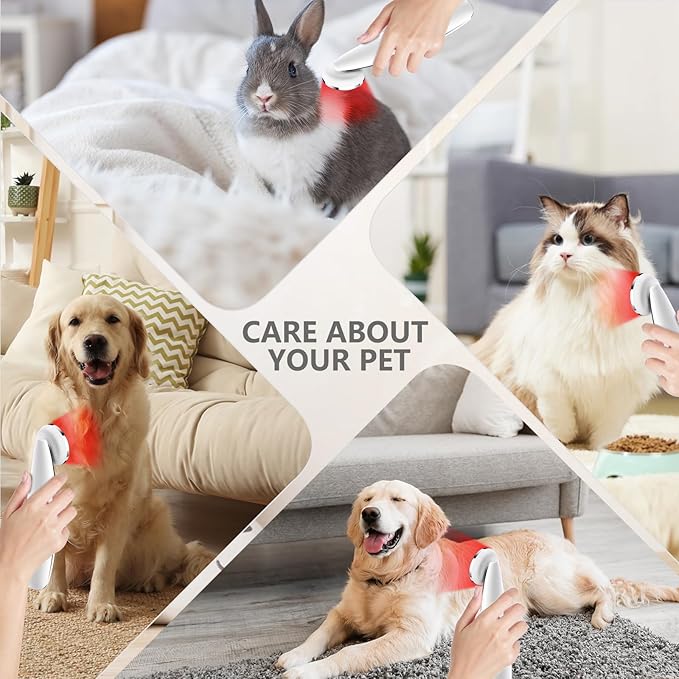 Red Light Therapy for Body, Near Infrared Light Therapy 660nm & 850nm, Suitable for Pets and People, Easy to Set up Portable Handheld Red Light