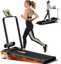 16% Incline 3-in-1 Foldable Walking Pad, 2.5HP Quiet Under Desk Treadmill, 0.6-6.2MPH, 300LB Capacity, Compact Portable Treadmill for Home and Office