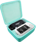 co2CREA Hard Case Replacement for OMRON Platinum BP5450 / Platinum BP5465 / OMRON Gold BP5350 / Gold BP5360 Upper Arm Blood Pressure Monitor, Mint Green