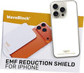 WAVEBLOCK EMF Blocker for Cell Phone - Made for iPhone 16/16 PRO - The Only Patented, Real Scientifically Backed, Lab-Tested 5G-Shield Sticker to Protect You & Your Loved Ones - USA Made White | for Cell Phone, Patented, Lab-Tested, 5G-Shield, USA Made