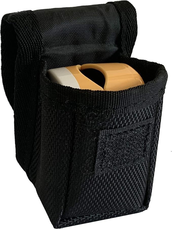Concord Black Nylon Sp02 Fingertip Pulse Oximeter Carrying Case with Lanyard Hook and Beltloop Attachment