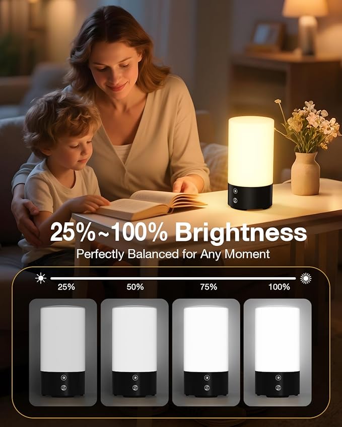Light Therapy Lamp 10000 Lux Sun Lamp, UV-Free with 3 Color Temperatures, 4 Brightness & Timer, Remote Control, Sunlight for Home, Office, Shift Worker