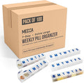 MEDca Weekly Pill Organizer, 7-Day Pill Planner Extra Large, (Bulk Case Pack of 100 Pill Organizers)